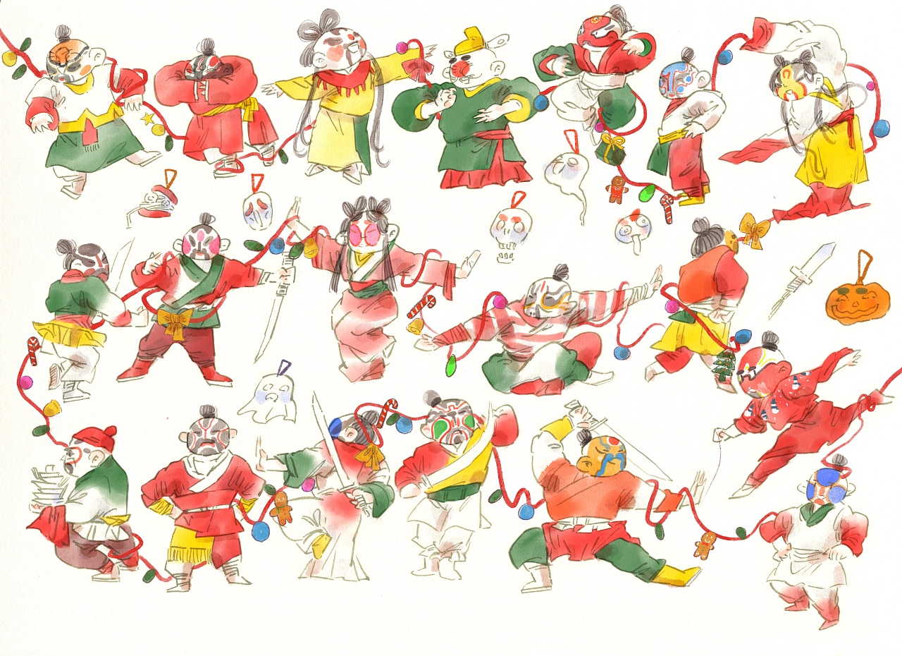 國(guó)風(fēng)人物手稿與插畫 子木繪文藝創(chuàng)作的商業(yè)價(jià)值與藝術(shù)探索